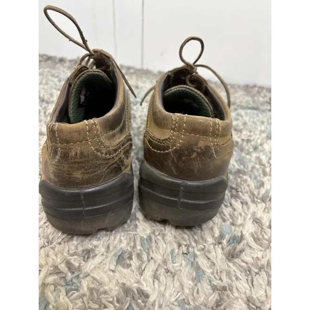 Red Wing Shoes Mens Size 8.5 King Toe Brown Leather Oxfords Chunky Low Ankle